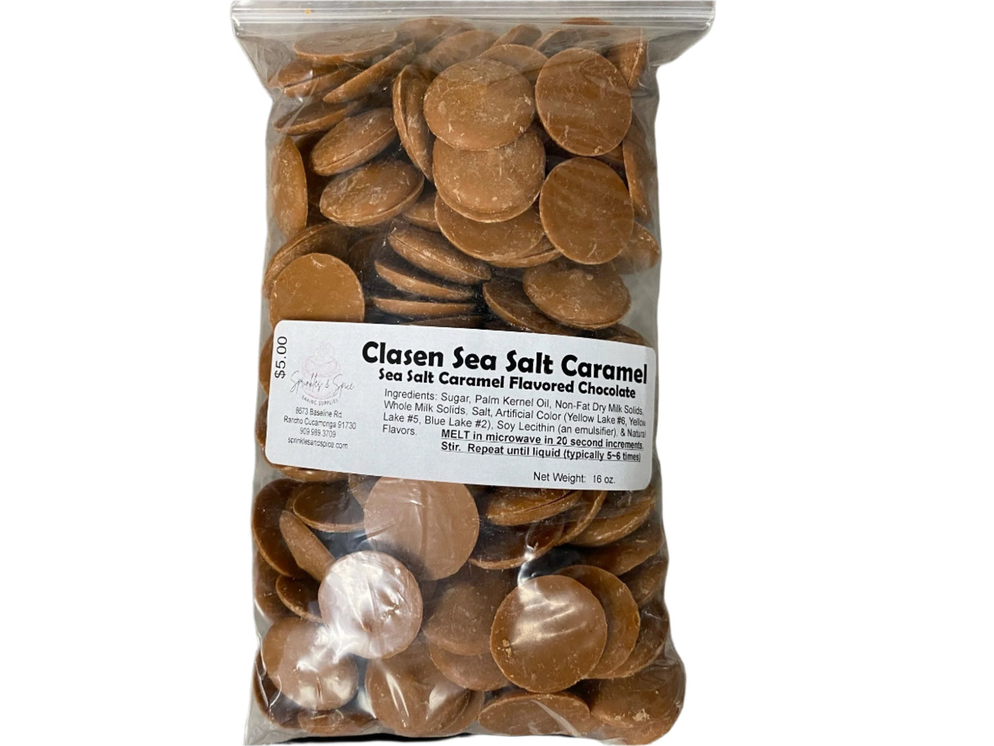 Clasen Sea Salt Chocolate Wafers