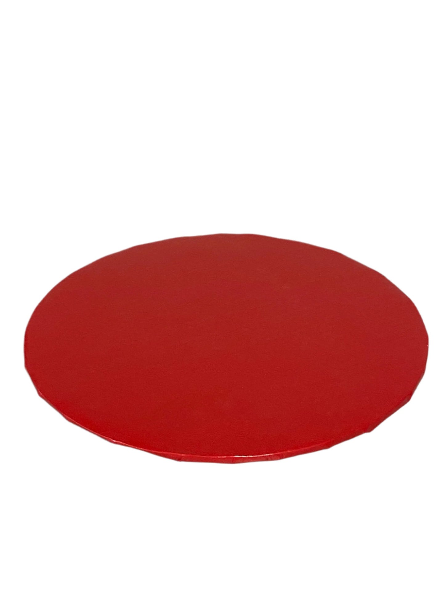 Cake Board Foldunder: Red 10"