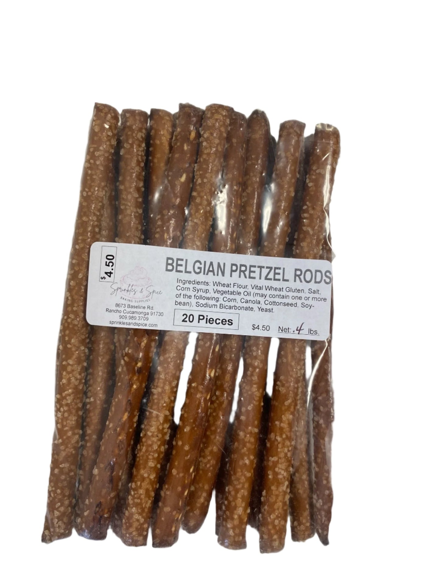 Belgian Pretzel Rods 20 Count