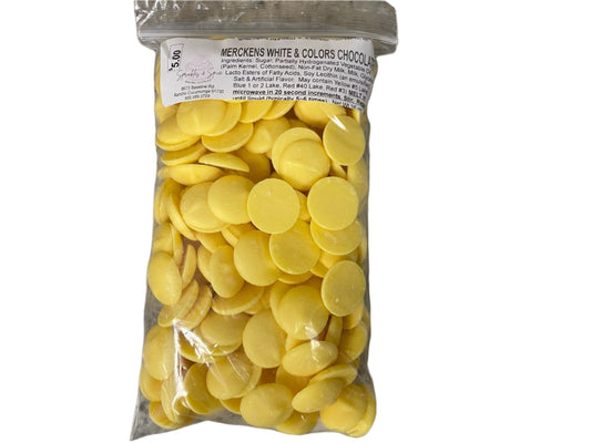 Merckens Yellow Chocolate Wafers