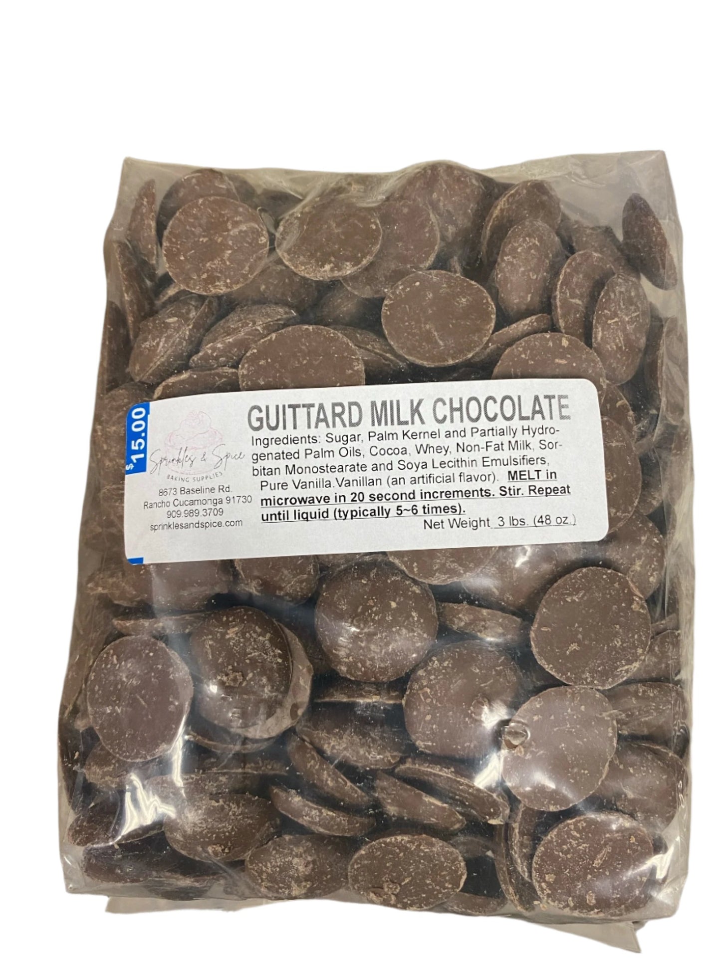 Guittard Milk Chocolate Wafers