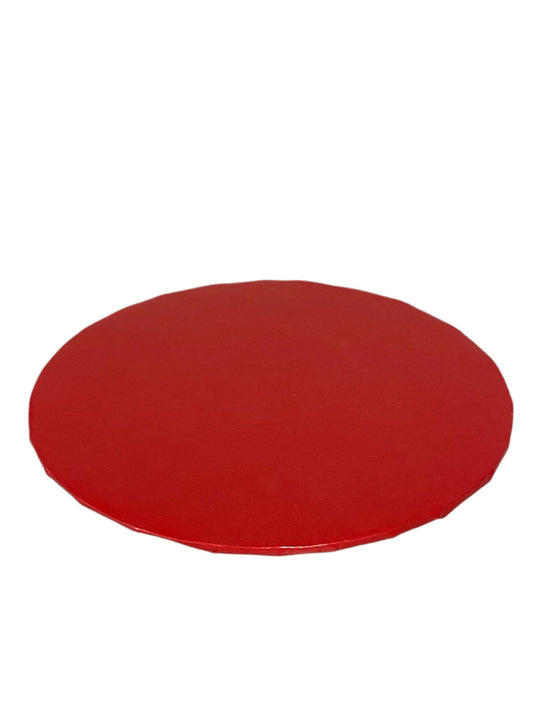 Cake Board Foldunder: Red  10"